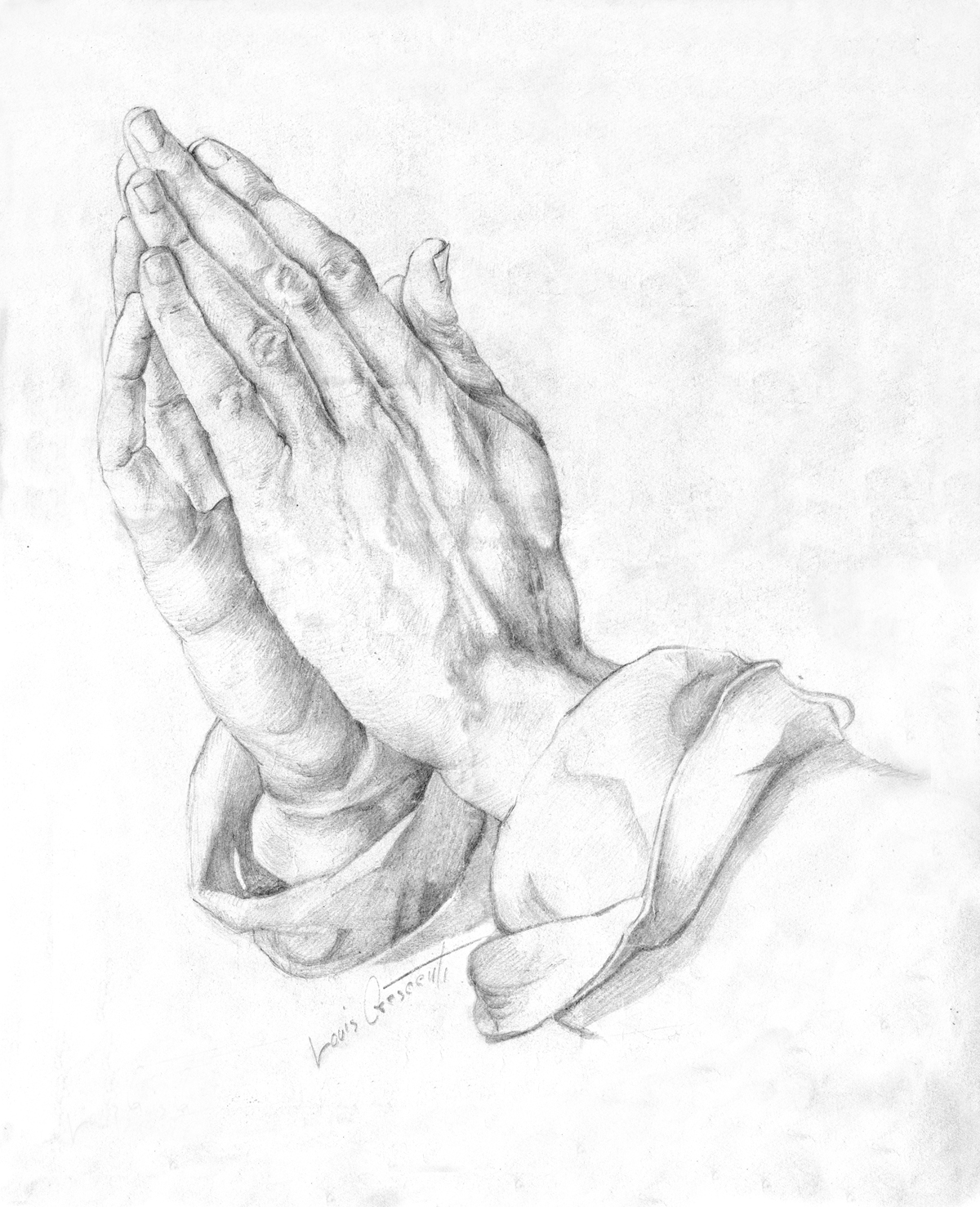 Pencil Drawing Praying Hands pencildrawing2019